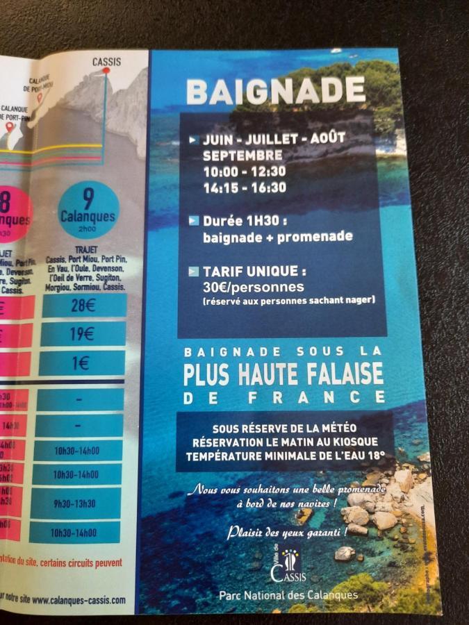 Mon Petit Paradis, Cassis Centre Apt 90 M2, 200 M Mer, Terr Plein Sud, Clim Park Prive Εξωτερικό φωτογραφία